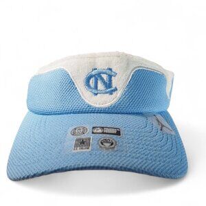Jordan Vintage Y2K UNC Tar Heels Visor Hat Carolina Blue White NCAA College Cap